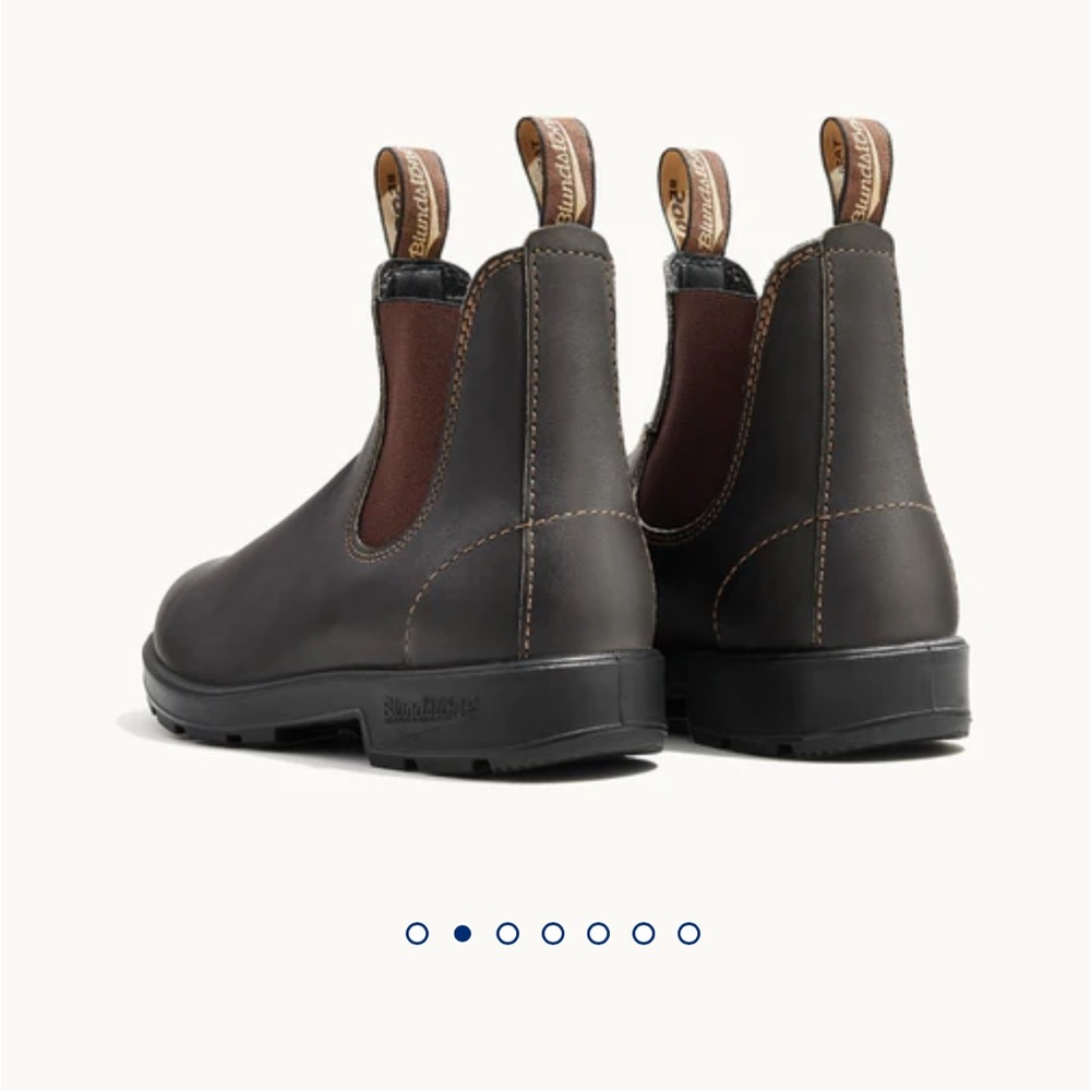 Blundstone Chelsea 
Women's Style 500 Stout Brown Leather Boots - Picture 8 of 12